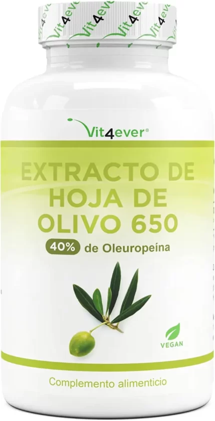 Extractos de hojas de olivo