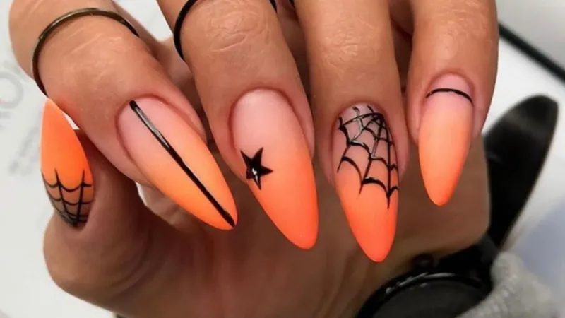 Manicura de Halloween 2022 longitud y formas populares de las uñas