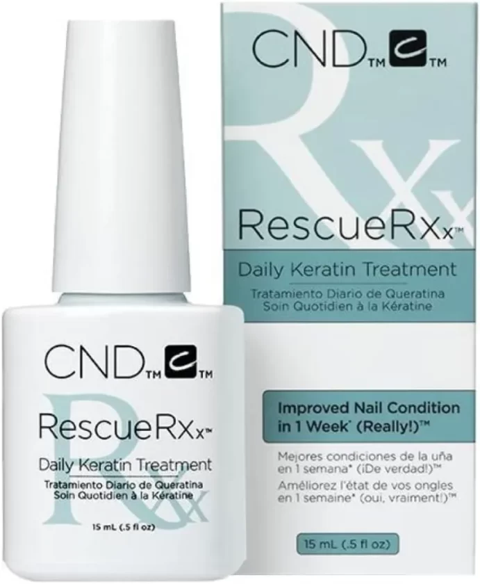 Tratamiento diario de queratina CND RescueRXx