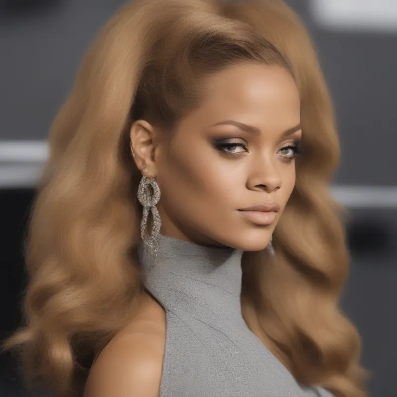 Peinado de Fiesta Inspirados en Celebridades de Rihanna