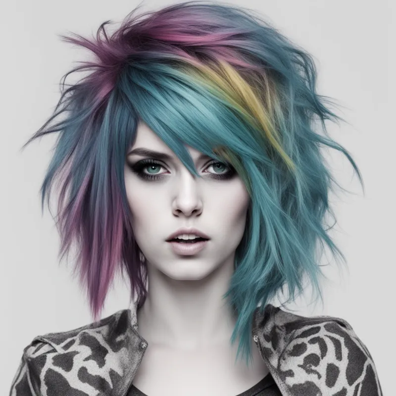 Colores para tu Peinado Emo